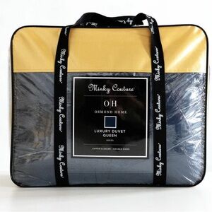 Minky Couture X Osmond Navy Queen Duvet